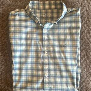 Boys Vineyard Vines On-the-Go Performance Long Sleeve Button Down